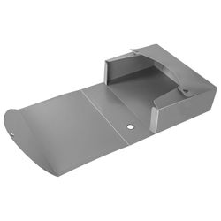 The box is archival (330х245 mm), 100 mm, plastic, collapsible, up to 900 sheets, gray, 0.9 mm, BRAUBERG Energy