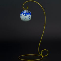 Промысел / Fishing / Christmas tree wooden ball, 45 mm