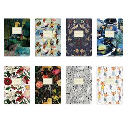 BRUNO VISCONTI / Cuaderno EURO A5 40 l. costura, punto a punto, Soft Touch, lámina, papel beige 70 g / m2, Mix / 10 uds.
