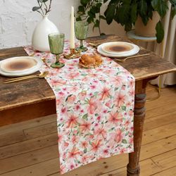 Этель / Table runner Flowers 40x149cm, 100% chl, twill 190 g / m2