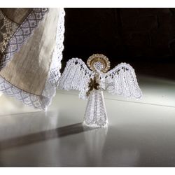 Souvenir "angel" handmade lace