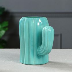 Керамика ручной работы / Table vase "Cactus" 16 cm