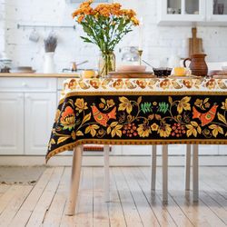 Этель / Tablecloth Russian style 180x147 cm, 100% cotton, twill 190 g / m2