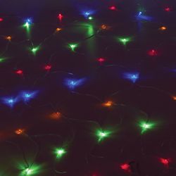 ЗОЛОТАЯ СКАЗКА / LED electric garland "Network", 160 lamps, 1.5x1.5 m, multicolor, controller