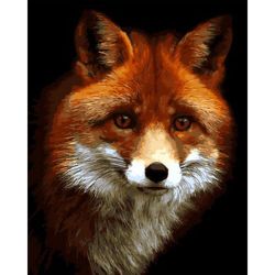 Опт-картина / Pintura por números 40x50 Fox