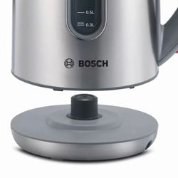 KETTLE BOSCH TWK7901, 1.7 litres, 2200 w, closed heating element, stainless steel, silver