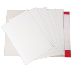 Cartón blanco A4 sin estucar (mate), 8 hojas, en carpeta, BRAUBERG, 200x290 mm, "Barsik 1"
