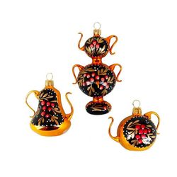 Ёлочка / Set of Christmas tree figures "Tea Party"
