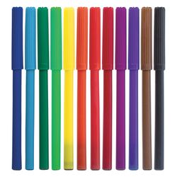 PYTHAGORAS markers, 12 colors, ventilated cap
