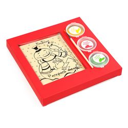 Chocolate Christmas coloring "Snowman"
