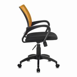 BRABIX / Armchair "Fly MG-396", with armrests, mesh, orange / black, 532084