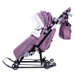 Nika Kids / Sled-carriage "Nika To children ND7-8 with a unicorn"