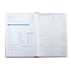 Book accounting 96 sheets, A4 200x290 mm OFFICEMAG, cage, hard cover of cardboard, page numbering, printing block