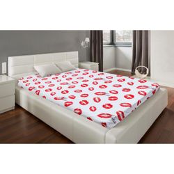 Этель / Fitted sheet 180x200x25 cm, "Bright kiss"