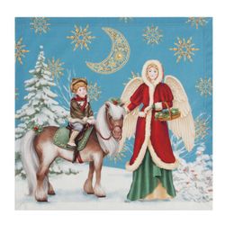 Этель / New Year set of napkins "Christmas time"
