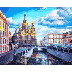 Опт-картина / Sayılara göre boyama 40x50 Peter