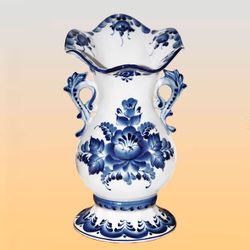 Галактика г.Гжель / Vase "Chrysanthemum"