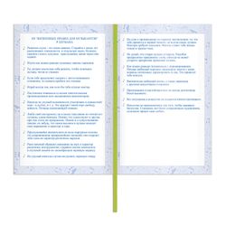BRAUBERG / Tagebuch für eine Musikschule 48 Blatt, flexibler Kunstlederbezug, Thermoprägung, grün / 10 Stk.