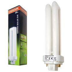 OSRAM / Fluorescent lamp DULUX D / E 26W / 840, 26W, U-shaped, cap G24q-3