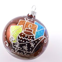 Бирюсинка / Arbre de Noël jouet Luge 80 mm