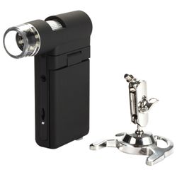 LEVENHUK / DTX 500 Mobi 数码显微镜，20-500x，3"液晶显示器，5MP 摄像头，microSD，便携