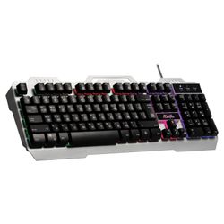 DEFENDER / Wired gaming keyboard Metal Hunter GK-140L, USB, 104 keys, with backlight, white