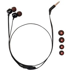 JBL / Cuffie con microfono (auricolare) T110 BLK, cablate, 1.2 m, in-ear, stereo, nere