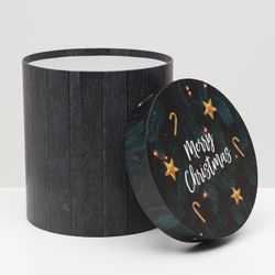 Сималенд / Set of round boxes 5in1 "Merry christmas"