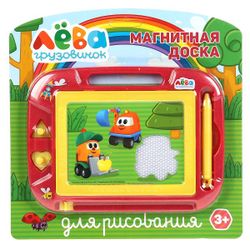 Играем вместе / Let's play together / Magnetic drawing board "Leo the Truck"