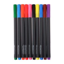 FABER-CASTELL / Capillary pen set 10 colors 0.4 mm