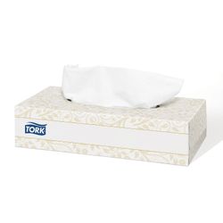TORK / Cosmetic wipes (F1 System) Premium, 2-ply white, SET 100 pcs., Cardboard box