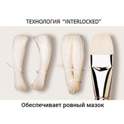 Brush art is a professional ART BRAUBERG "CLASSIC", the bristle brush, flat, No. 20, long handle
