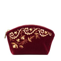 Торжокские золотошвеи / Velvet cosmetic bag "Nefertiti"