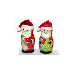Лаврово / Matryoshka 5 places Santa Claus in a hat - Souvenir