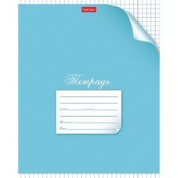 HATBER / Notebook 12 sh. cage, cardboard cover, "With a corner" / 20 pcs.