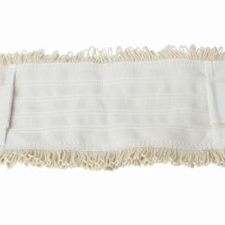LIMA EXPERT / MOP attachment flat for mop / holder 40 cm, ears / pockets (TYPE U / K), sewn on cotton