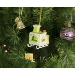 Toy Christmas tree "The Russian stove" 1013 Lime