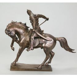 Vernissage of History / Статуэтка Чингис Хан на коне, бронза