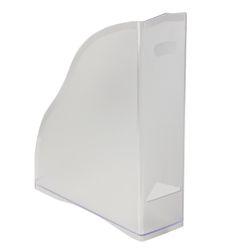 Khay dọc để đựng giấy BRAUBERG "Cosmo" (260х85х315 mm), trong suốt