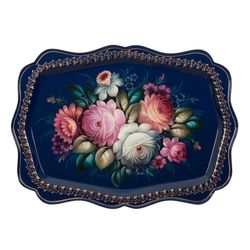 Жостово / Articulated Zhostovo tray 47x34 cm