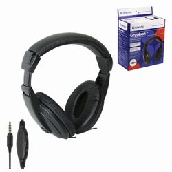 DEFENDER / Auriculares HN-751, cableados, 2 m, estéreo, de gran tamaño, control de volumen