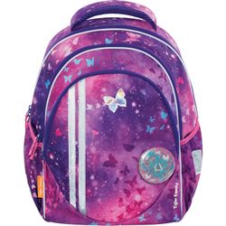 TIGER FAMILY / School backpack TIGER FAMILY, CHAMP, with orthopedic back, "Glittery Night", 39x30x19 cm, 270218