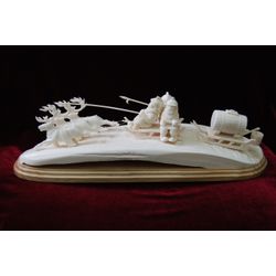 Тобольская фабрика художественных косторезных изделий / Tobolsk Factory of Artistic Bone Carving Products / Sculpture "Firefighters"