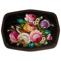 Жостово / Articulated Zhostovo tray 45x32 cm