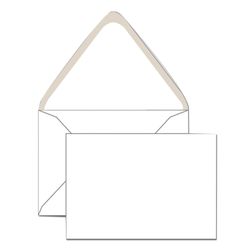 Envelopes C6 (114x162 mm), glue, dextrin, white, SET of 1000 PCs., triangular valve