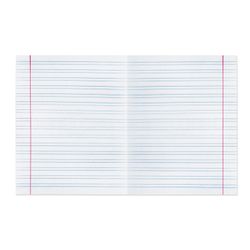 МАЯК / Notebook GREEN cover 12 sheets, narrow line with margins, offset / 20 pcs.