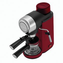 Cafetière à cartouche POLARIS PCM 4007A, 800 W, volume 0,2 l, 4 bar, rétroéclairage, filtre amovible, rouge