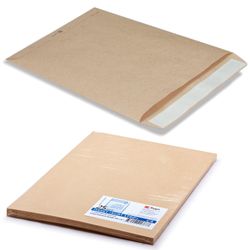Envelope-C4 flat packages (229х324 mm), up to 90 sheets, Kraft paper, tear strip, SET of 25 PCs.