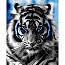 Опт-картина / Peinture par numéros 40x50 GX 27984 Tigre abstrait
