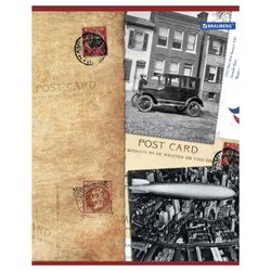 BRAUBERG / Notebook A5, 96 sh., ECO, cage, cardboard cover, COUNTRIES / 14 pcs.